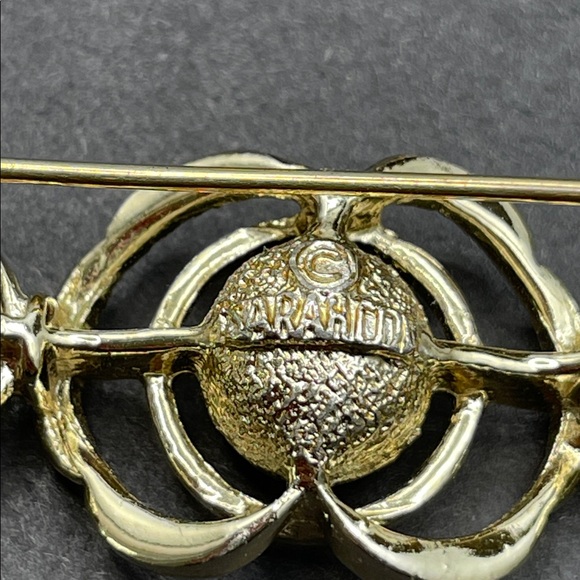 Sarah Coventry bar brooch vintage - Picture 6 of 6